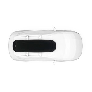 Box da tetto per auto Force 3 nero aeroskin XXL Sport