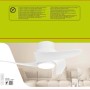 Ventilatore da soffitto con luce LED Groeland 2640 lm 3000/5000 K Ø 79,5x21 cm_9