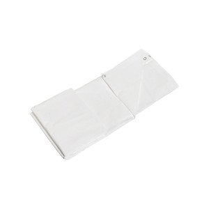 Telone bianco LUX 3x4m in plastica PE piegato. Ideale come telo da costruzione e protezione dall'umidità.