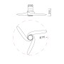Ventilatore da soffitto con luce LED Groeland 2640 lm 3000/5000 K Ø 79,5x21 cm_6