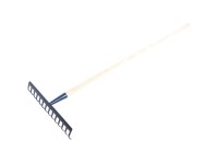 Rastrello Da Giardino A 5 Denti Curvi Con Manico Telescopico - Da 53 A 80 Cm - Foto 9