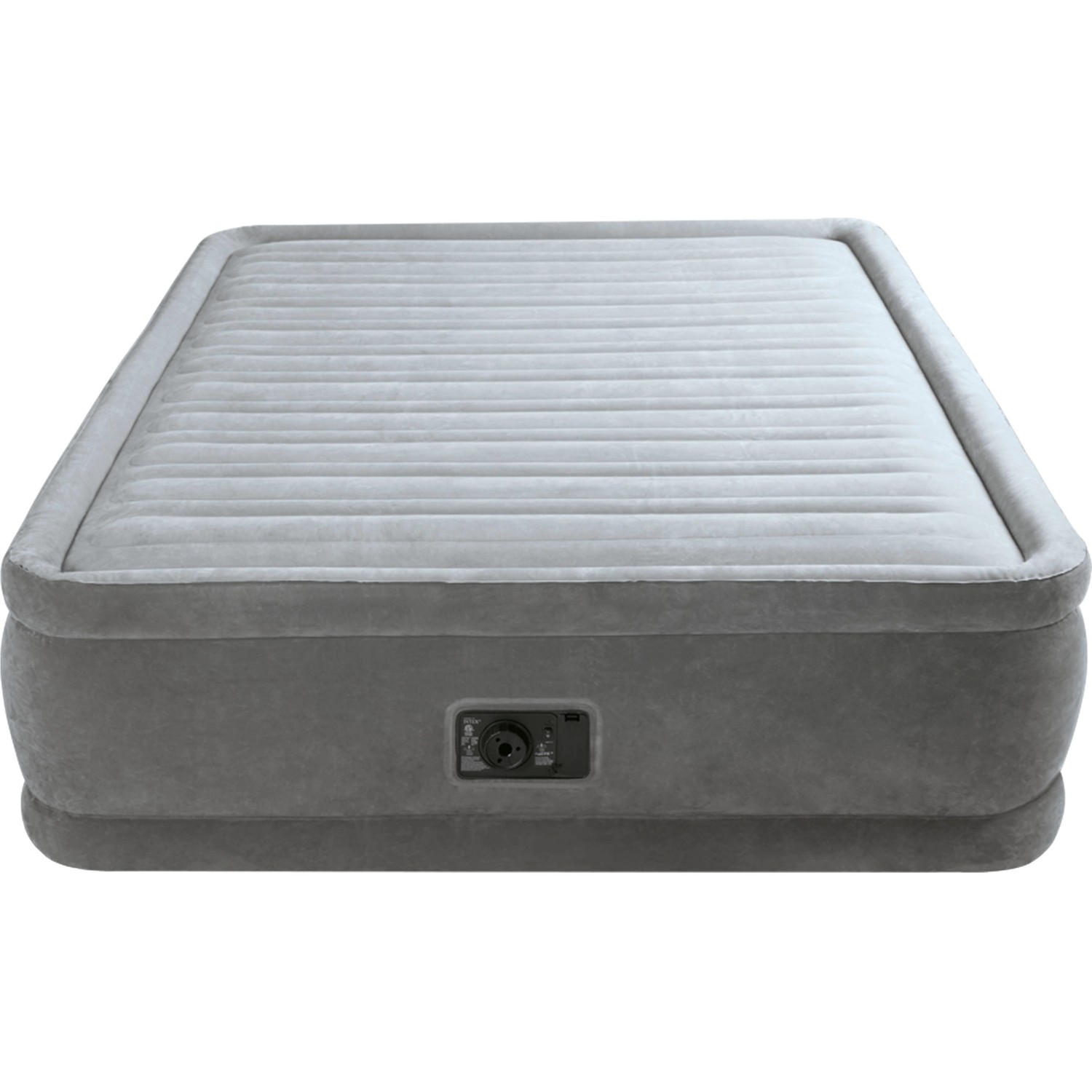 Materasso Gonfiabile Intex Classic Q - 152x203x22cm, Blu, Per Camping/Casa, Tecnologia Fiber-Tech