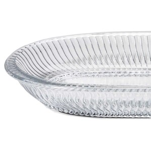 Vassoio in vetro Jewel ghiaccio