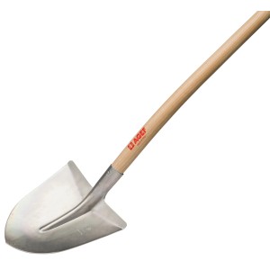 Vanga AGEF con manico in legno per giardinaggio e movimento terra.