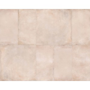 Piastrelle per pavimenti beige con superficie leggermente marmorizzata.