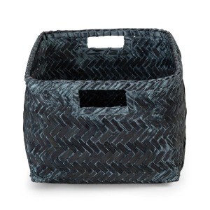 Cesto in bambù Dalat taglia m antracite 35,5x27x20,5 cm