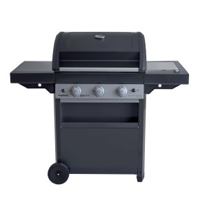Barbecue a gas Campingaz Dualgas 3 bruciatori con fornello laterale grigio