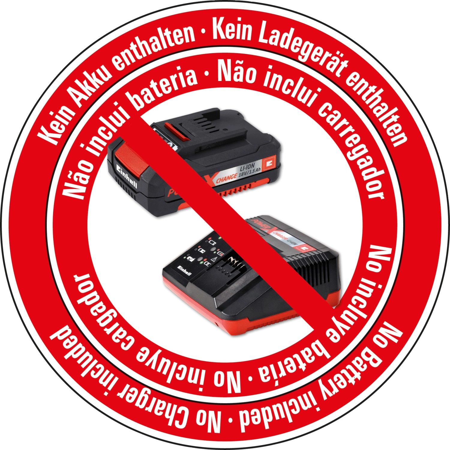 Einhell Power X-Change batteria e caricabatterie non inclusi.