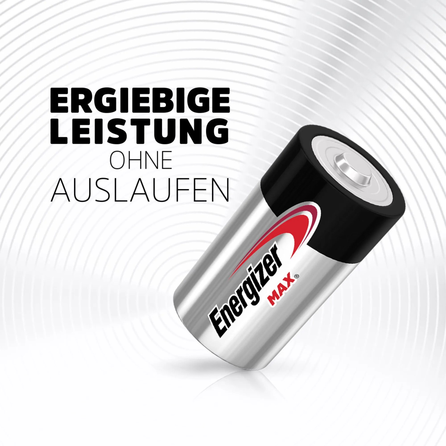 Energizer Max D Mono Batteria, confezione da 2, batteria alcalina per dispositivi di uso quotidiano.