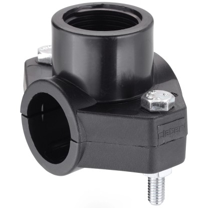 Claber presa a staffa irrigatore per tubo da Ø 25 mm 2 pz