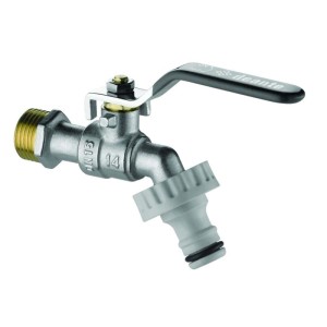 Valvola a sfera da giardino a scomparsa 3/4" cromo
