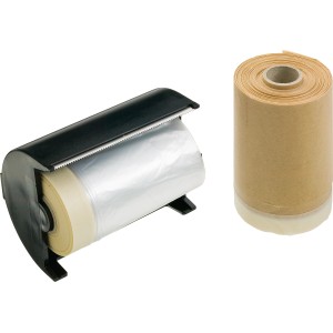 Set LUX foglio e nastro con pellicola protettiva, nastro adesivo e carta protettiva.