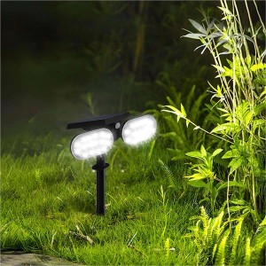 Faretto solare LED picchetto Prismalux 600 lm bianco freddo