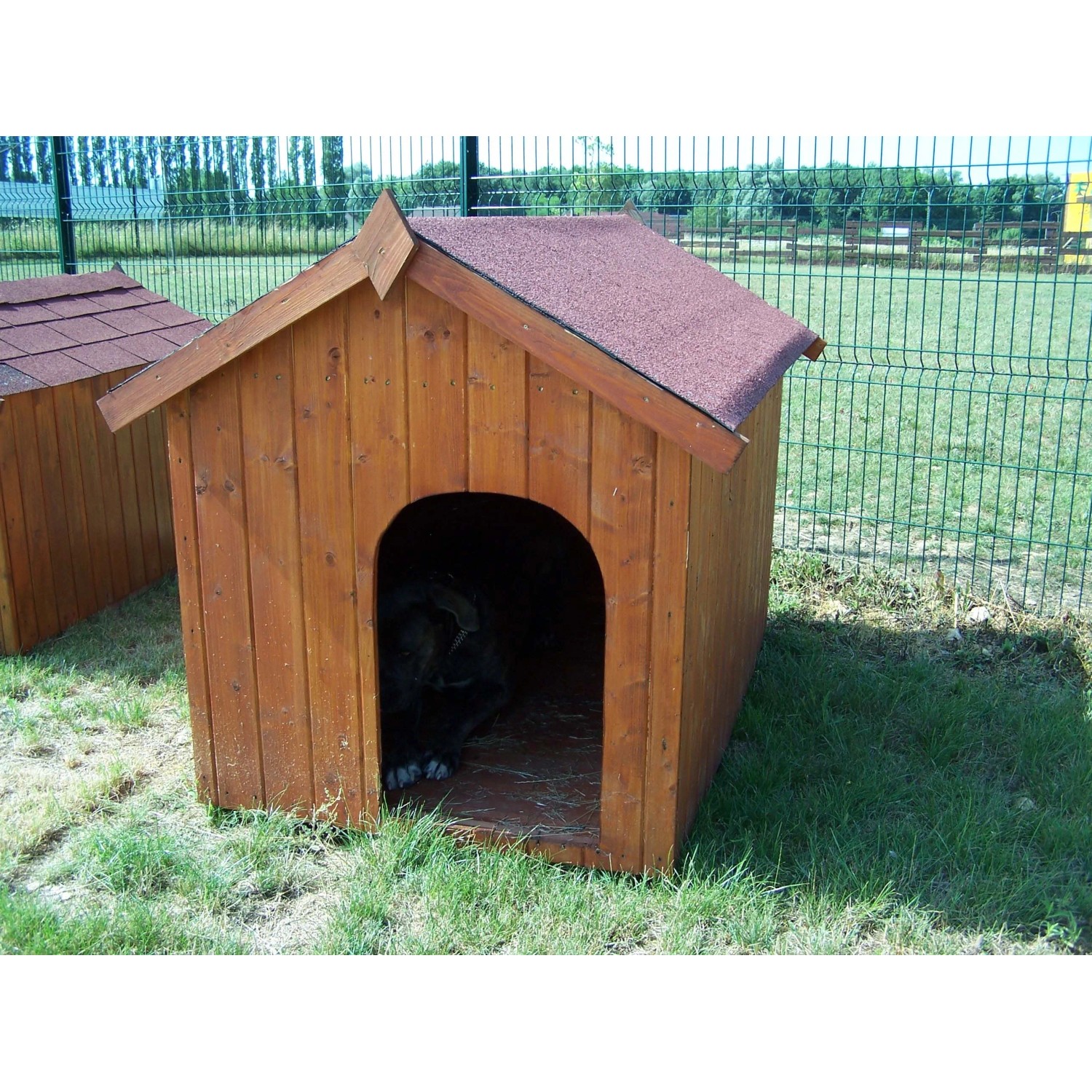 Cuccia per cani in legno tg grande 80x115 cm_2