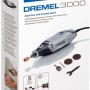 Set mini utensile Dremel 3000 nella confezione con accessori.