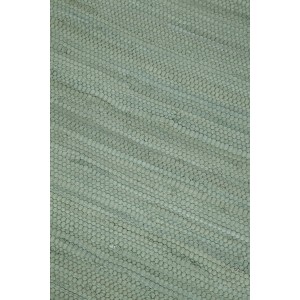 Dettaglio di un tappeto/zerbino t.b.t. verde chiaro per cucina.