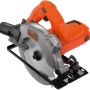 Sega circolare Black+Decker CS1250L, 1250 W, con laser per tagli precisi.
