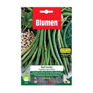 Confezione di semi di fagiolini nani t.b.t. di Blumen. Semi da orto.