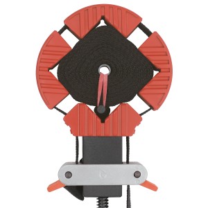 Tendifilo a nastro LUX Comfort con cinghia da 4 m e ganasce in plastica per serrare i pezzi.