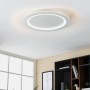 Plafoniera LED bianca Eglo Padrogiano-Z, diametro 59,5 cm, con funzione CCT e RGB.