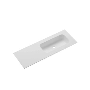 Top Obisurface Caren b. opaco con vasca lavabo sp.1 cm 105,5x46,5 cm