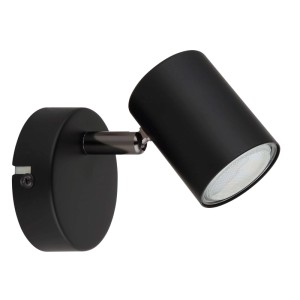 Faretto Globo Walters 80x105 mm nero satinato