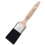 Pennello con manico in legno e setole nere, misura 50, adatto per vari lavori di pittura.
