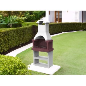 Barbecue a carbonella Rimini New H 200 x L 80 x P 53 cm