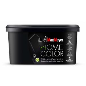 Pittura home color superlavabile igienizzante nero 2,5 l