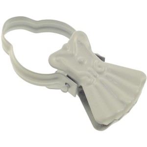 Accessorio per binari per tende t.b.t. per fissare le tende.