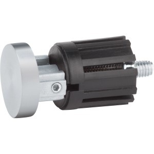 Terminale cromato Mydeco Match, Ø 2 cm per bastone per tende. Accessorio elegante per set di aste.