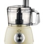 Robot da cucina t.b.t. beige con contenitore trasparente.