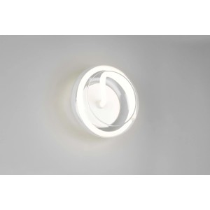 Applique LED Tarsia 1500lm 4000K Ø22cm bianco opaco