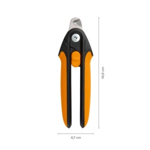 Tagliaunghie per animali taglia M L in acciaio inox professionale
