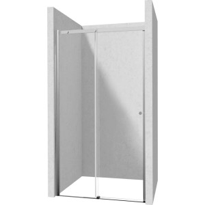 Porta doccia scorrevole Idrostile 100x200 cm Cromo