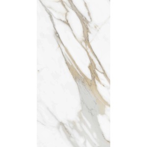 Piastrella in gres porcellanato rett Eternal Marble gold 60x119,8 cm 1,44 m²
