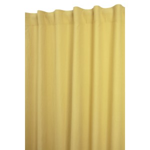 Tenda in tessuto giallo per finestra