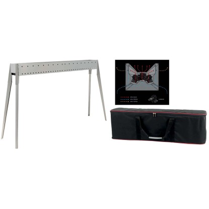 Barbecue per arrosticini Spiedo Grill inox El Gaucho Miami 120