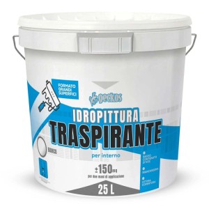 Idropittura traspirante 25 l bianco