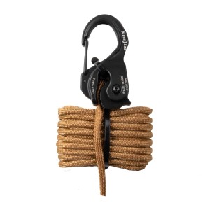 Tenditore t.b.t. con corda marrone. Ideale per fissare e tendere.