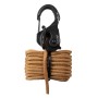 Tenditore t.b.t. con corda marrone. Ideale per fissare e tendere.