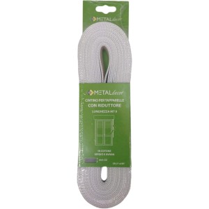 Cintino per tapparelle grigio, 9m. Per tapparelle con riduttore.