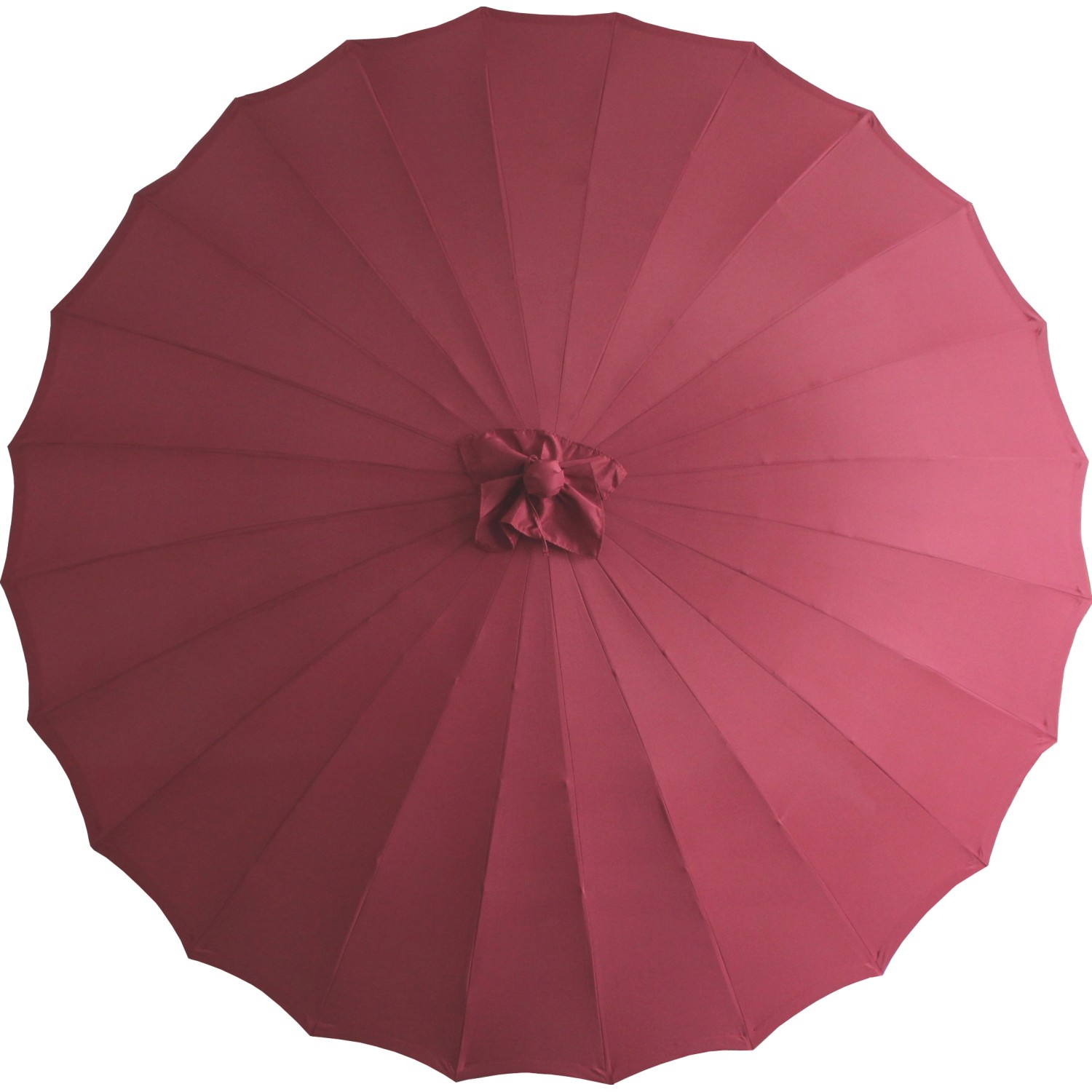 Ombrellone da mercato Limon bordeaux, Ø 270 cm, con manovella. Parasole per giardino e terrazza.