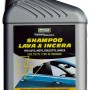 Flacone di shampoo auto con cera t.b.t. per la cura dell'auto.