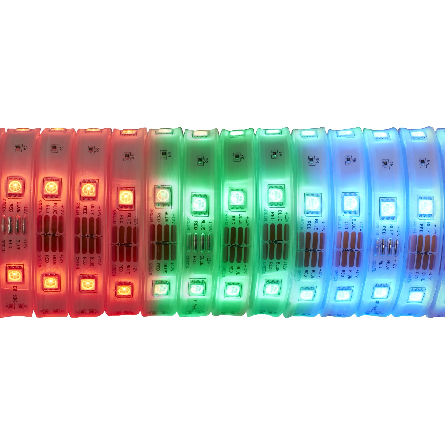 Striscia LED flessibile da esterno 3 m con cambio colore e telecomando.