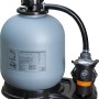 Sistema di filtraggio a sabbia per Gre Echtholzpool Safran 2 Oval, per la pulizia dell'acqua della piscina.