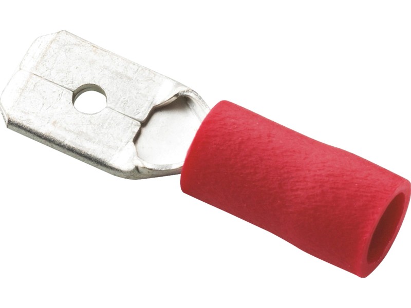 Connettore faston femmina rosso 0,5 mm²