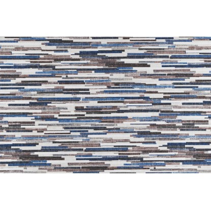 Tappeto cucina "Dream Stripes" blu 50 x 180 cm