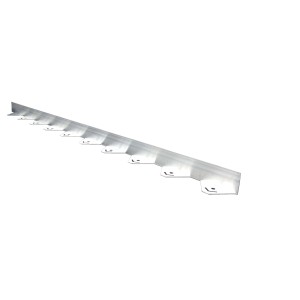 Bordura per prato t.b.t. argentata per bordure da giardino.