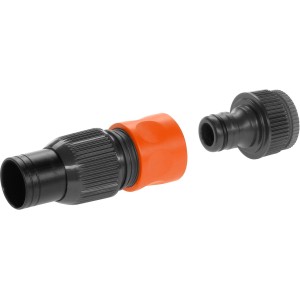 Set raccordo pompa Gardena per tubi da 19 mm, composto da raccordo rubinetto e tubo.